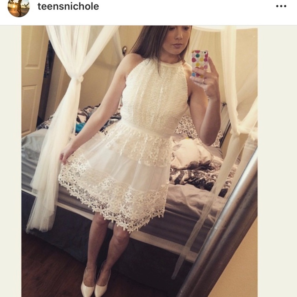 NWT White Minuet Dress